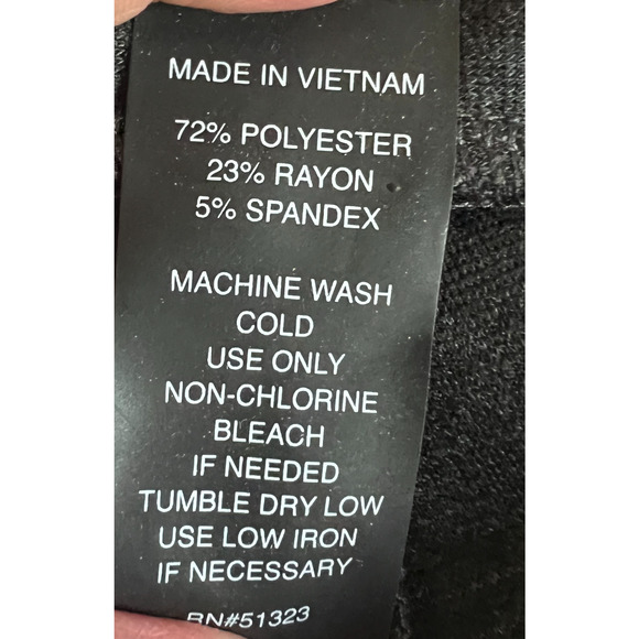 Vince Camuto Pull On Pants Womens Size Small Dark Gray Stretchy Mid Rise Casual - Picture 5 of 6